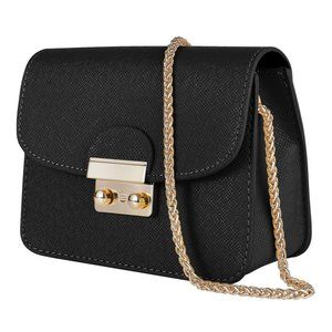 Small Evening Bags for Women Crossbody Bag Chain - Black-mini Size Clutch